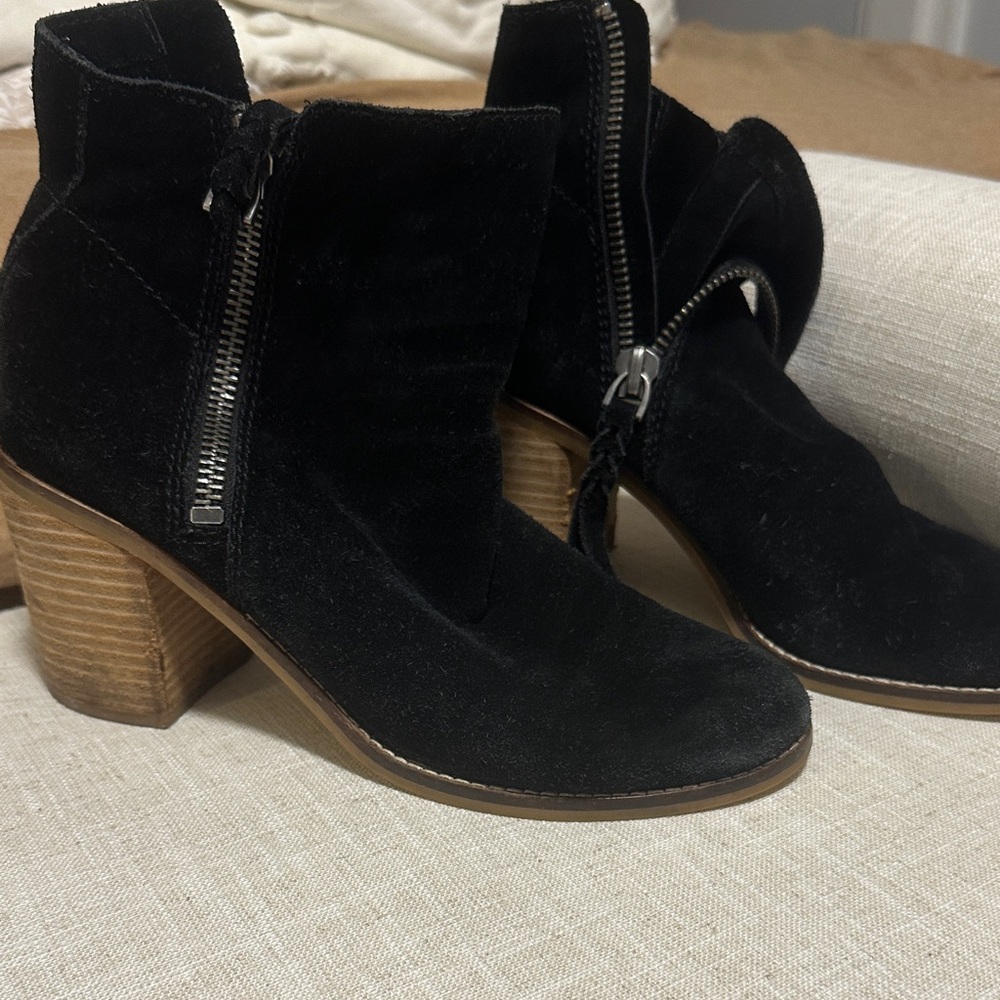 Black Suede Ankle Boots